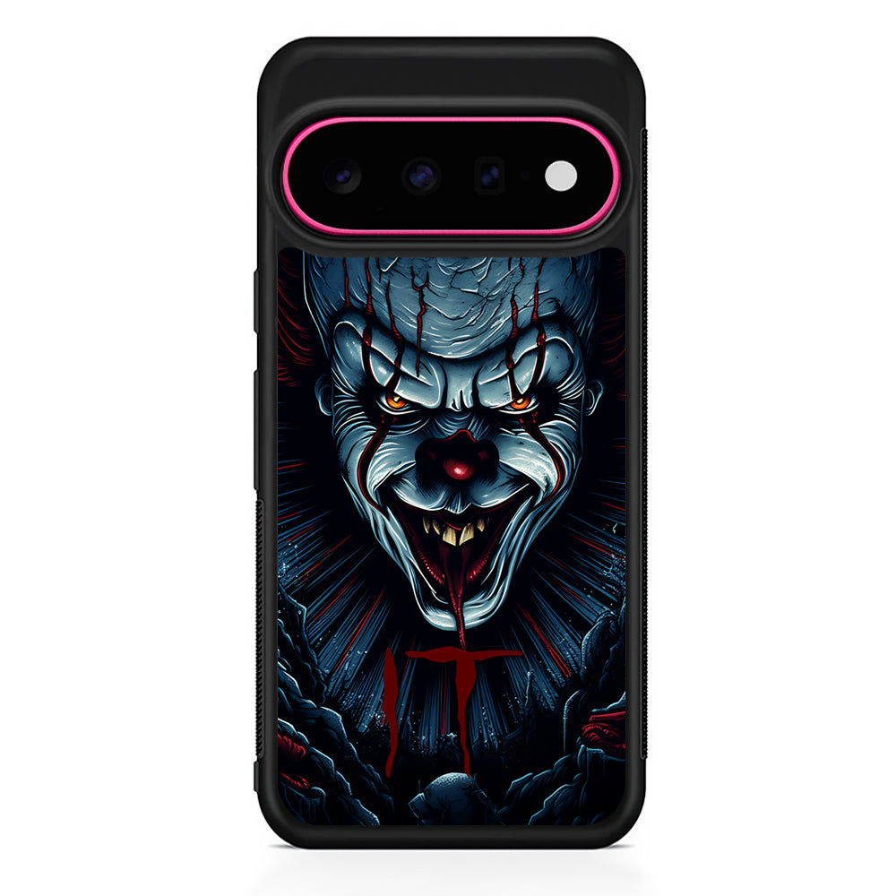 IT Clown Scary Face Google Pixel 11 Case | Slim Shockproof Cover