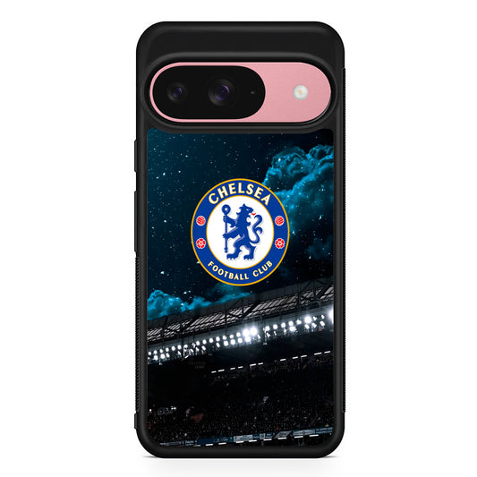Chelsea Home Stamford Bridge Google Pixel 9 Case | Google Pixel 9 Protective Rubber Case