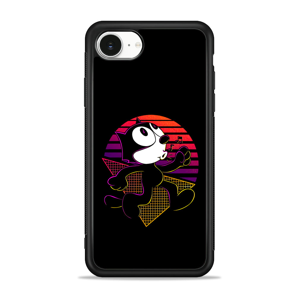 Felix The Cat Whistling iPhone 16e Case | Protective Phone Cover
