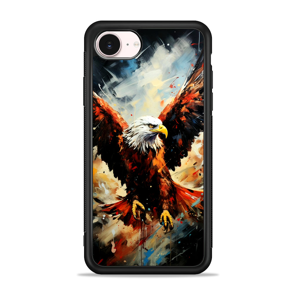 Eagle Flying In The Sky iPhone 17e Case - Silicone Case