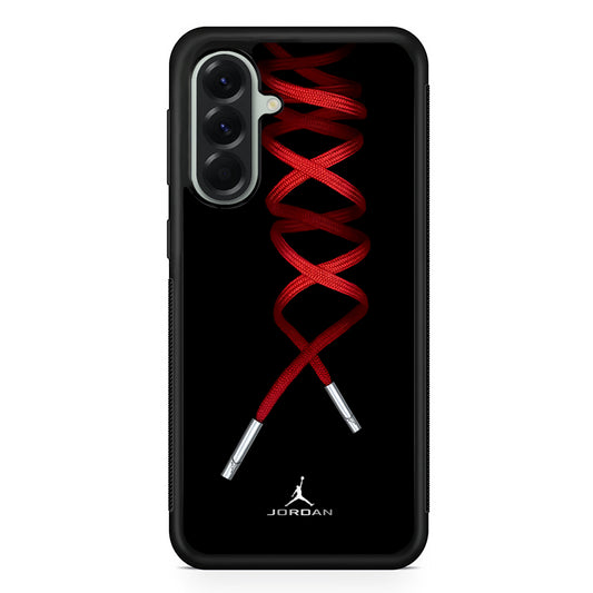 Air Jordan Red Line Samsung Galaxy A56 Case | Samsung Galaxy A56 Rubber Protective Case