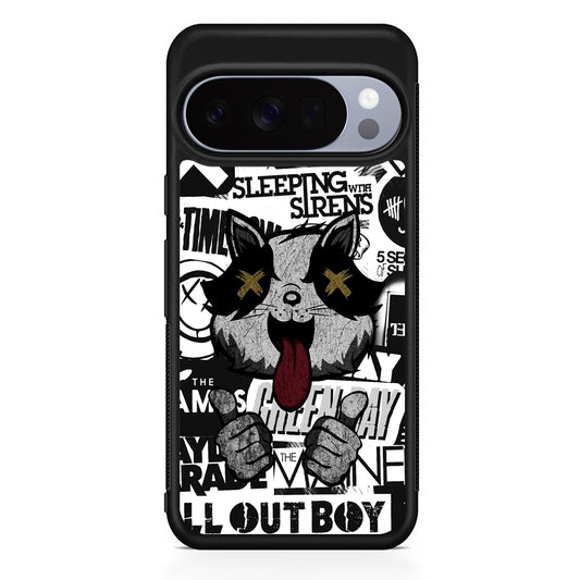 Rock Bands of Playlist Google Pixel 10 Pro Case | Slim Google Pixel 10 Pro Rubber Case