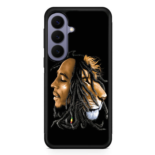 Bob Marley Lion Art Samsung Galaxy S26 Case | Durable Rubber Case for Samsung Galaxy S26