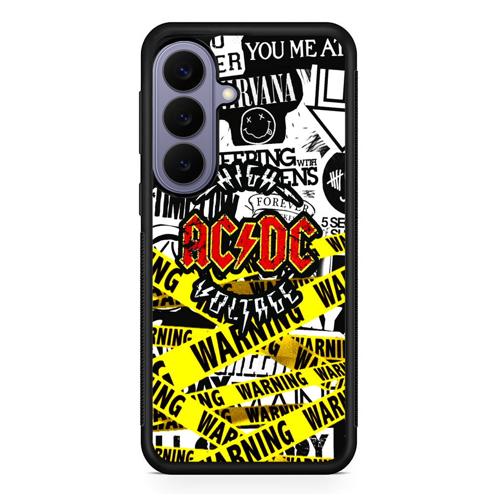 ACDC High Voltage Samsung Galaxy S26 Case | Durable Rubber Case for Samsung Galaxy S26
