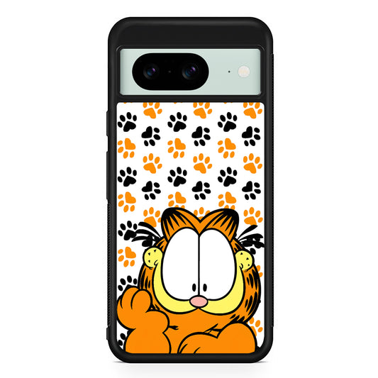 Garfield And His Footprints Google Pixel 8 Case | Durable Protective Cover for Google Pixel 8