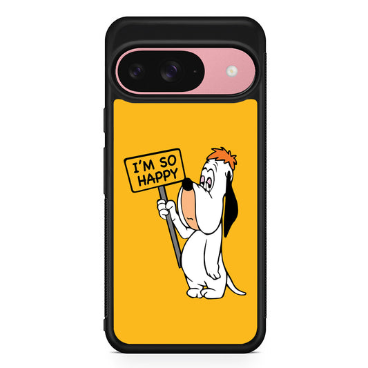 Droopy Dog I'm So Happy Google Pixel 9 Case | Google Pixel 9 Protective Rubber Case
