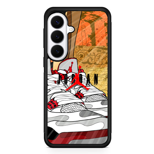 Air Jordan The Cartoon Shoes Samsung Galaxy S26 Plus Case | Lightweight Protective Cover for Galaxy S26 Plus