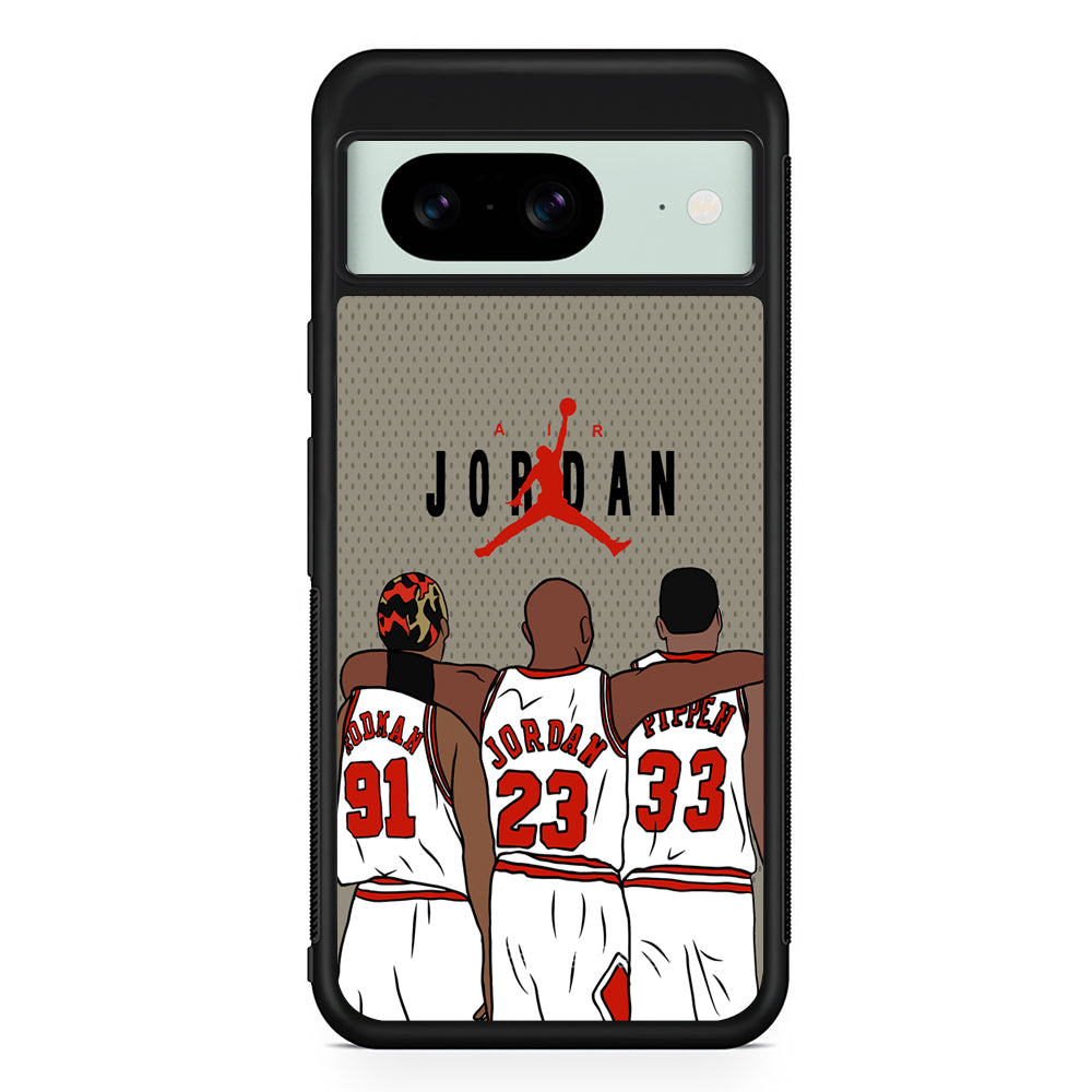 Air Jordan Story of Comrade Google Pixel 8 Case | Durable Protective Cover for Google Pixel 8