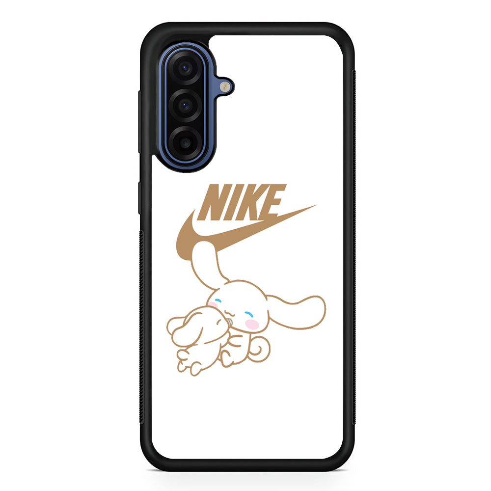 Nike Cinnamoroll Huge Momment Samsung Galaxy A17 Case | Samsung Galaxy A17 Protective Rubber Case