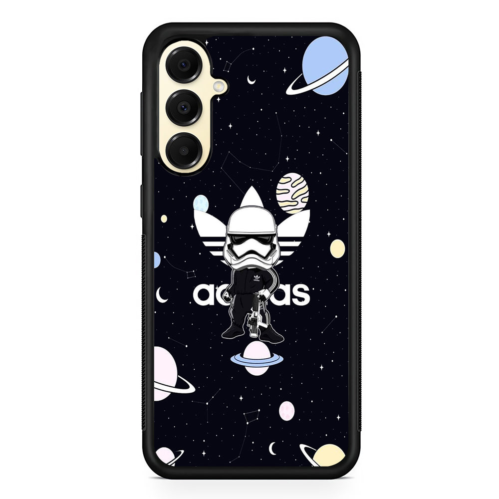 Adidas Stormtrooper Galaxy Samsung Galaxy A16 Case | Slim Rubber Case for Samsung Galaxy A16