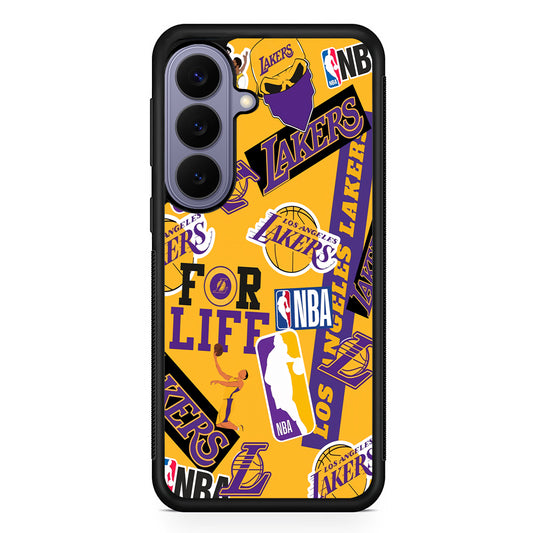 NBA Los Angeles Lakers Pride Samsung Galaxy S26 Case | Durable Rubber Case for Samsung Galaxy S26