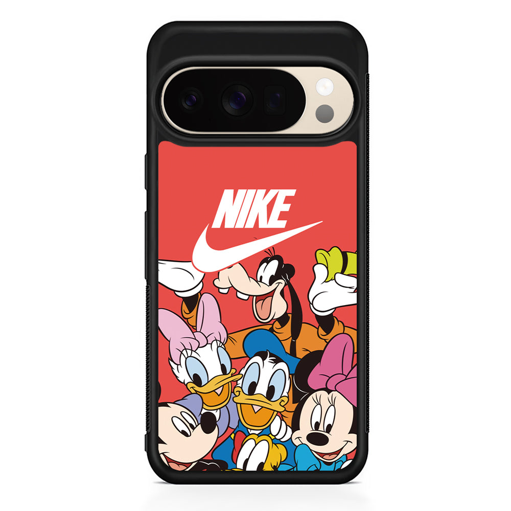 Nike Mickey Family Google Pixel 10 Pro XL Case | Durable Google Pixel 10 Pro XL Cover