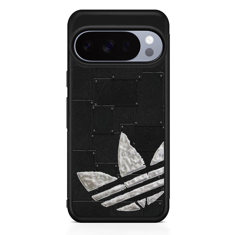 Adidas Metal Skin Logo Google Pixel 10 Pro Case | Slim Google Pixel 10 Pro Rubber Case
