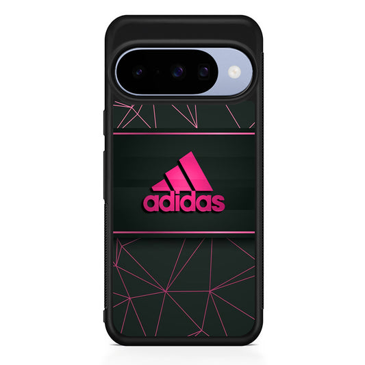 Adidas Pink Web Google Pixel 10 Case | Google Pixel 10 Rubber Protective Case