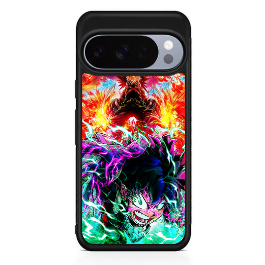 My Hero Academia Izuku and Friends Google Pixel 10 Pro Case | Slim Google Pixel 10 Pro Rubber Case