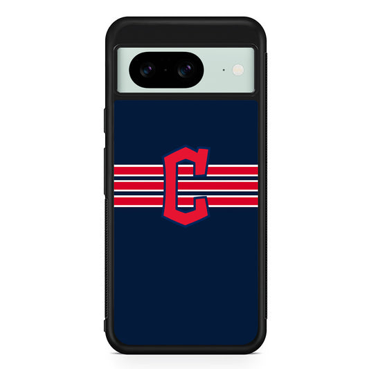 MLB Cleveland Guardians Team Google Pixel 8 Case | Durable Protective Cover for Google Pixel 8