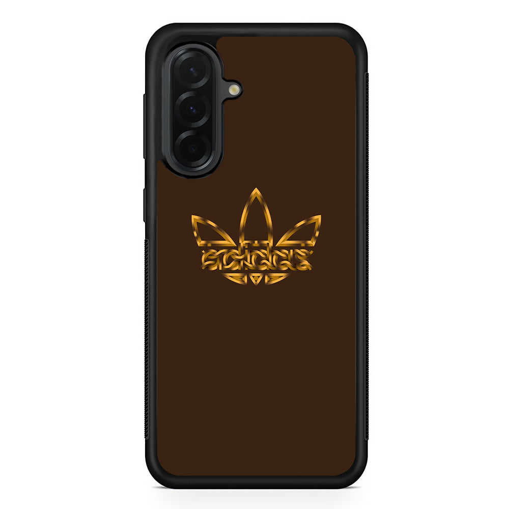 Adidas Royal Gold Chocolate Samsung Galaxy A36 Case | Slim Samsung Galaxy A36 Protective Case