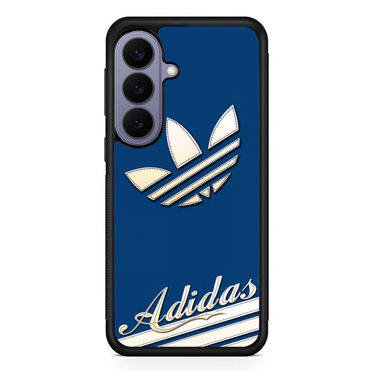 Adidas Stripe Royal Blue Samsung Galaxy S26 Case | Slim Protective Rubber Case for Samsung S26