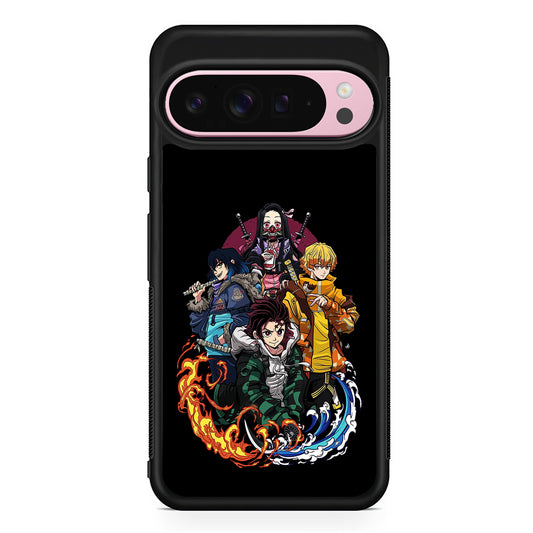 Demon Slayer Hoodie Style Google Pixel 9 Pro XL Case | Protective Cover