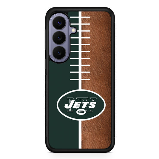 NFL New York Jets Logo Samsung Galaxy S26 Case | Durable Rubber Case for Samsung Galaxy S26