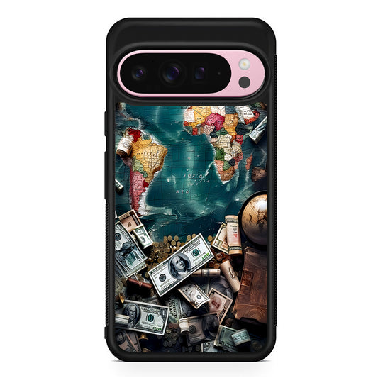 Money on The Map Travel Google Pixel 9 Pro XL Case | Protective Cover