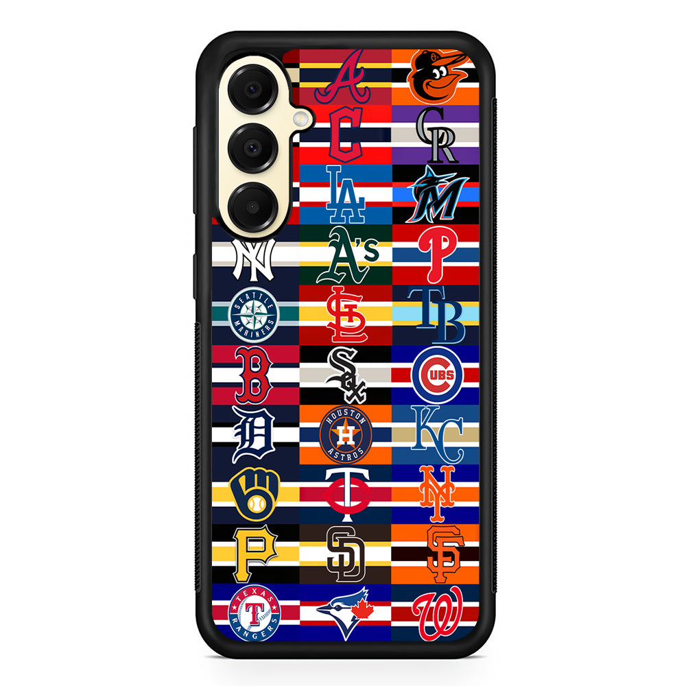 All MLB Teams Jersey Samsung Galaxy A16 Case | Slim Rubber Samsung Galaxy A16 Case