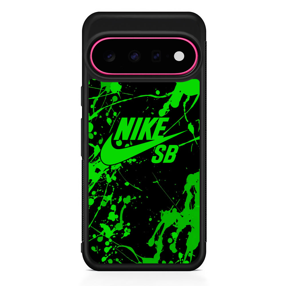 Nike Green Paint Splash Google Pixel 11 Case - Stylish Protective Phone Case