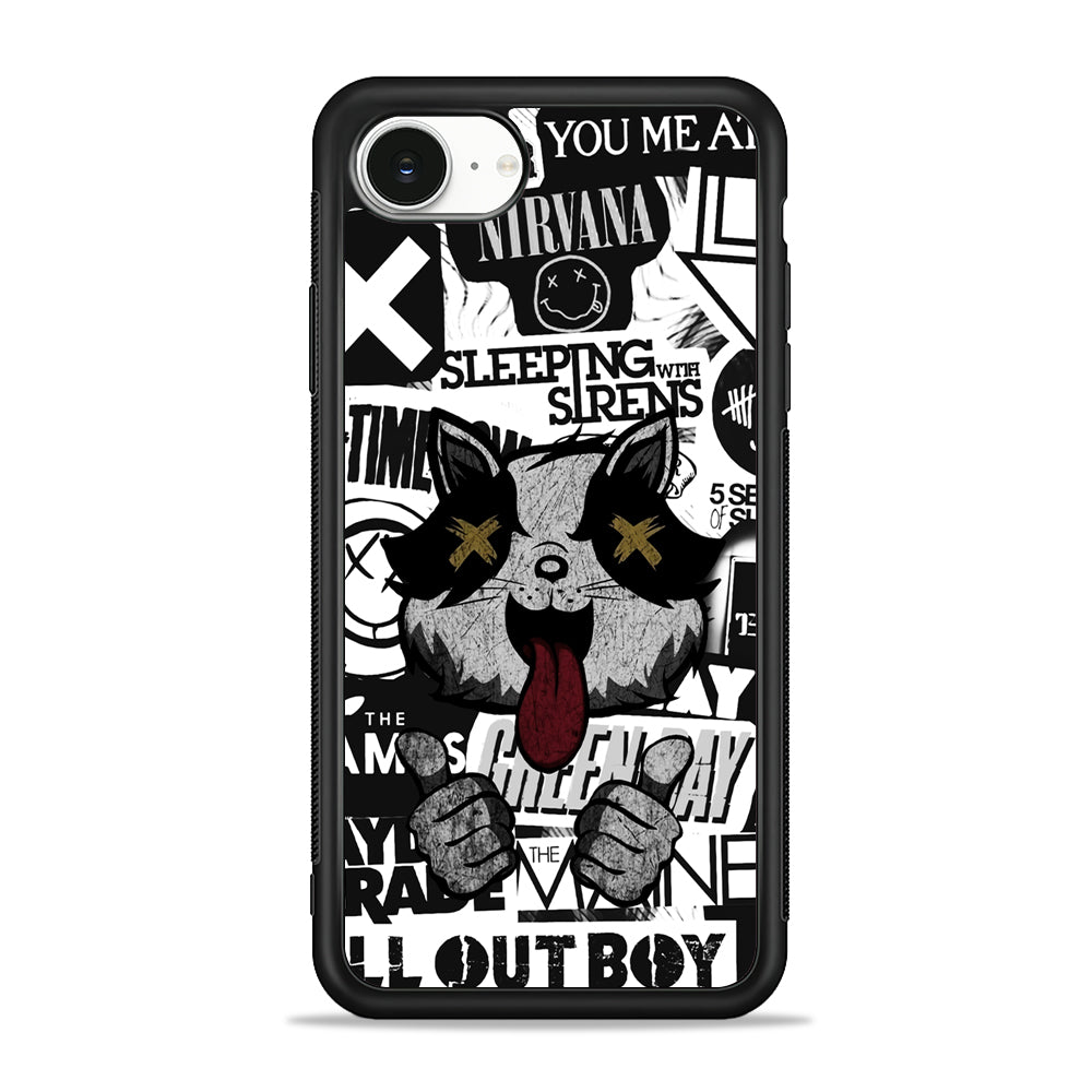 Rock Bands of Playlist iPhone 16e Case | Protective Phone Cover