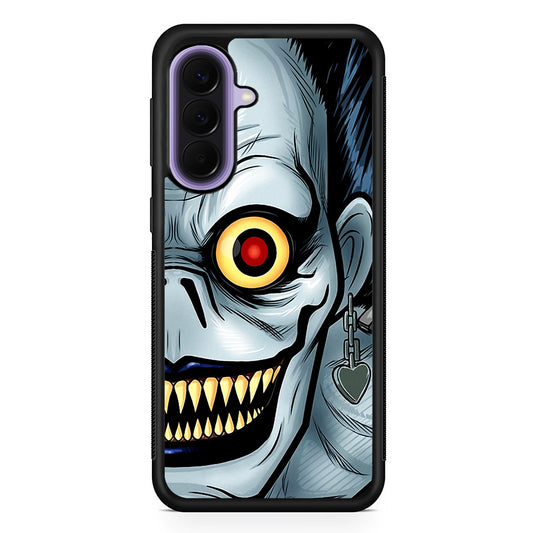 Ryuk Death Note Half Face Samsung Galaxy A57 Case | Slim Samsung Galaxy A57 Rubber Case