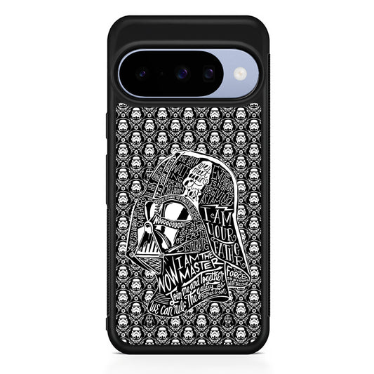 Star Wars Dart Vader Pattern Google Pixel 10 Case | Google Pixel 10 Rubber Protective Case