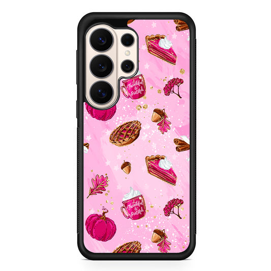 Thanksgiving Pink Aesthetic Samsung Galaxy S26 Ultra Case | Slim Protective Case for Samsung Galaxy S26 Ultra