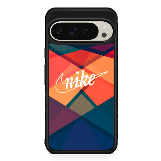 Nike Shape Mix Colour Google Pixel 9 Pro Case | Slim Protective Cover