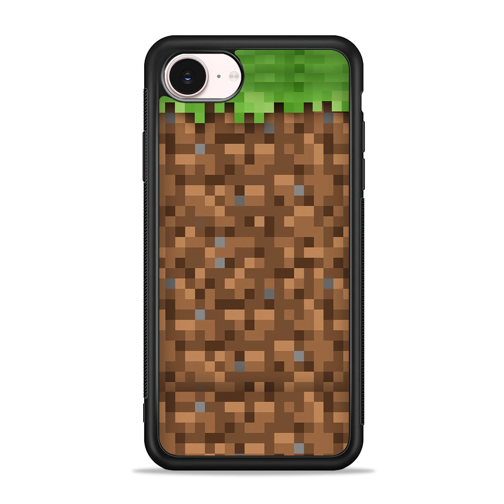 Minicraft Block Pixel iPhone 17e Case - Silicone Case