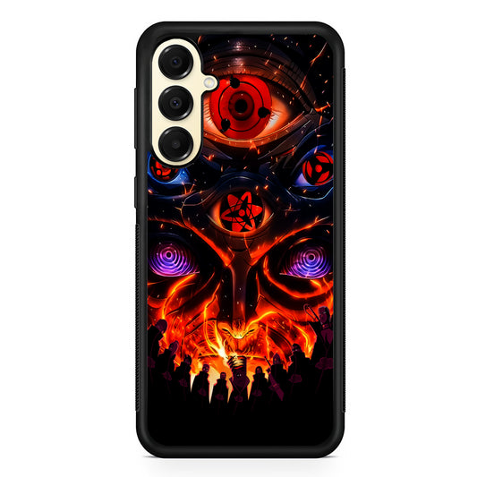 Naruto Akatsuki Clan Eyes Samsung Galaxy A16 Case | Slim Rubber Samsung Galaxy A16 Case