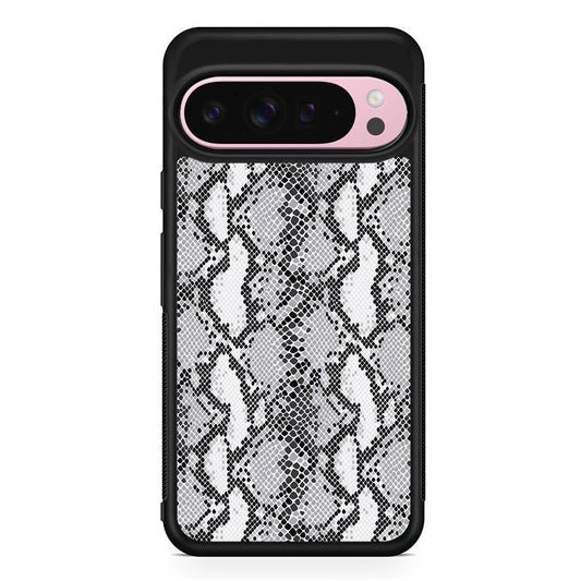 White Snake Skin Pattern Google Pixel 9 Pro XL Case | Protective Cover