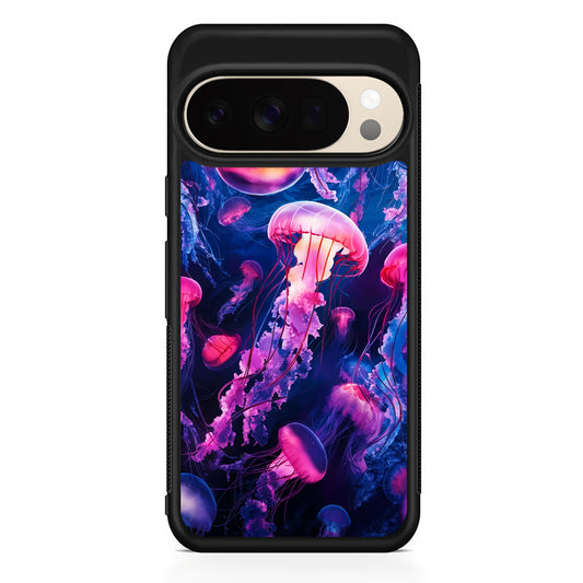 Jellyfish Drifting in The Ocean Google Pixel 10 Pro XL Case | Slim Google Pixel 10 Pro XL Protective Case