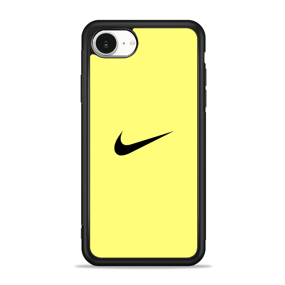 Nike Simple Cream iPhone 16e Case - Slim Silicone Case
