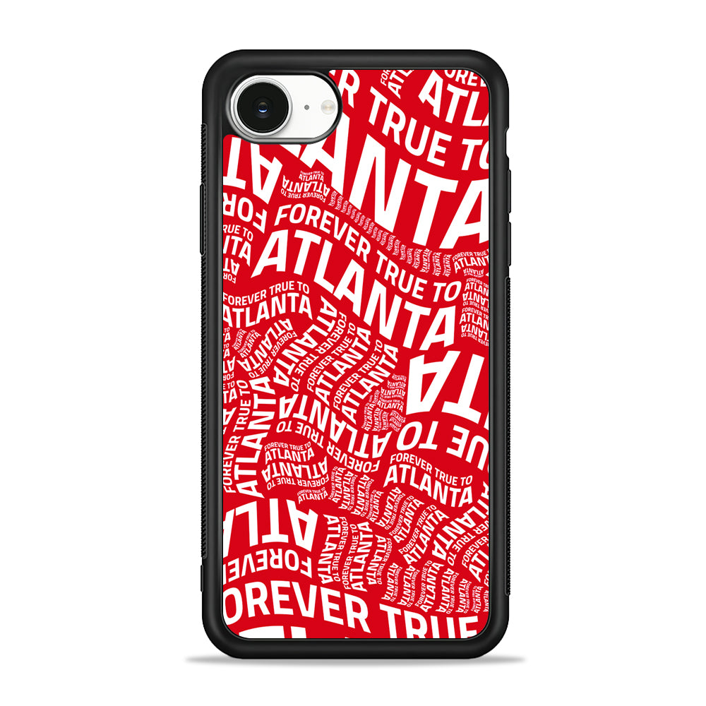 NBA Atlanta Hawks Word iPhone 16e Case | Protective Phone Cover