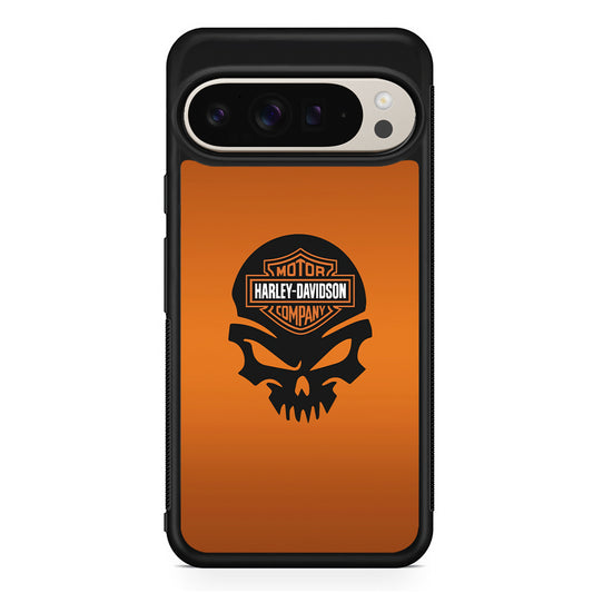 Harley Davidson Skull Silhouette Google Pixel 9 Pro Case | Slim Protective Cover