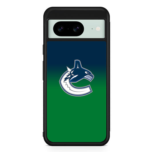 NHL Vancouver Canucks Gradation Google Pixel 8 Case | Durable Protective Cover for Google Pixel 8
