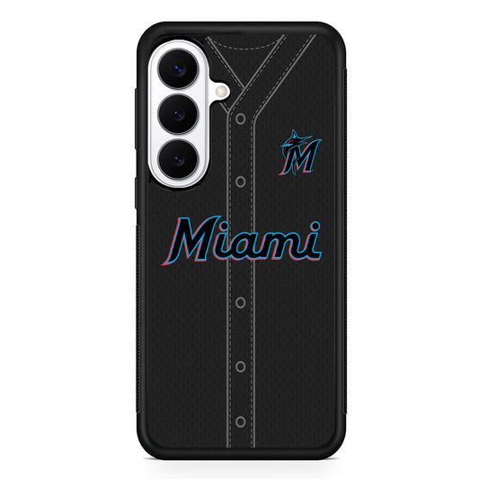 MLB Miami Marlins Jersey Samsung Galaxy S26 Plus Case | Slim Protective Cover for Samsung Galaxy S26 Plus