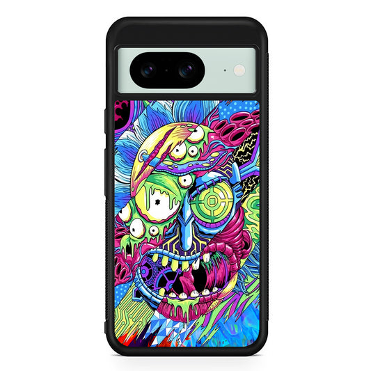 Rick Colour Trippy Google Pixel 8 Case | Durable Protective Cover for Google Pixel 8
