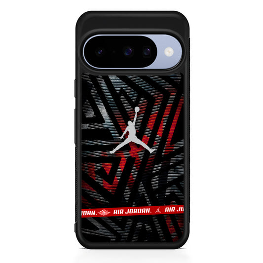 Air Jordan Strokes in Streak Google Pixel 10 Case | Google Pixel 10 Rubber Protective Case