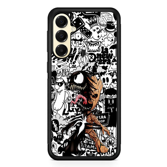 Groot x Venom Fusion Mode Samsung Galaxy A16 Case | Slim Rubber Samsung Galaxy A16 Case