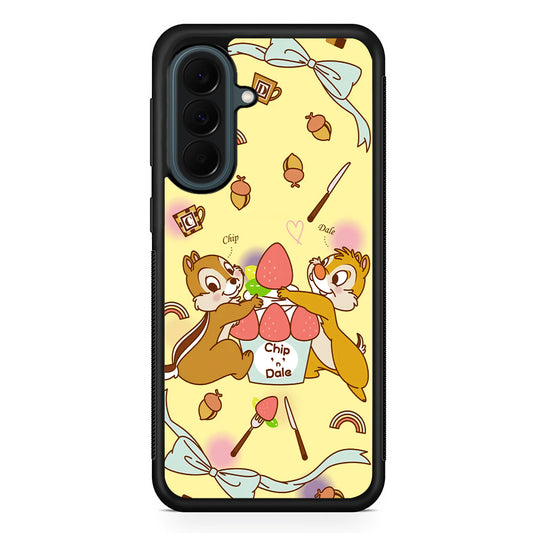 Chip N Dale Are On A Date Samsung Galaxy A37 Case | Samsung Galaxy A37 Rubber Phone Case