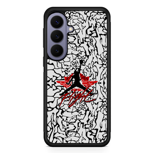 Air Jordan Endemic Patern Samsung Galaxy S26 Case | Slim Protective Rubber Case for Samsung S26
