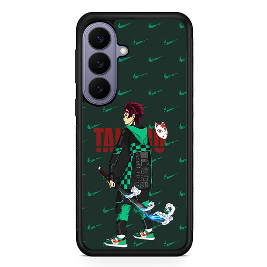 Nike on Tanjiro Suit Samsung Galaxy S26 Case | Lightweight Samsung Galaxy S26 Phone Case