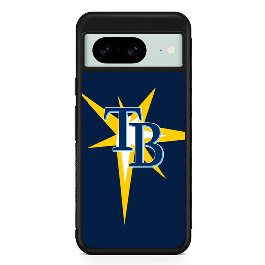 MLB Tampa Bay Rays Team Google Pixel 8 Case | Durable Protective Cover for Google Pixel 8