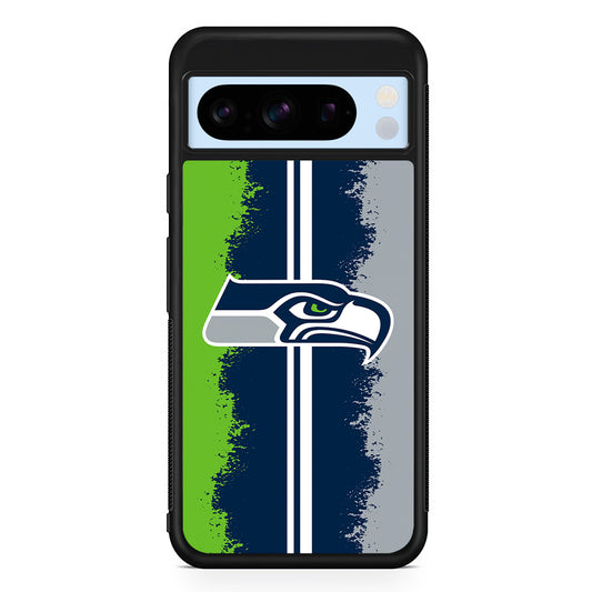 NFL Seattle Seahawks Team Google Pixel 8 Pro Case | Slim Rubber Case for Google Pixel 8 Pro