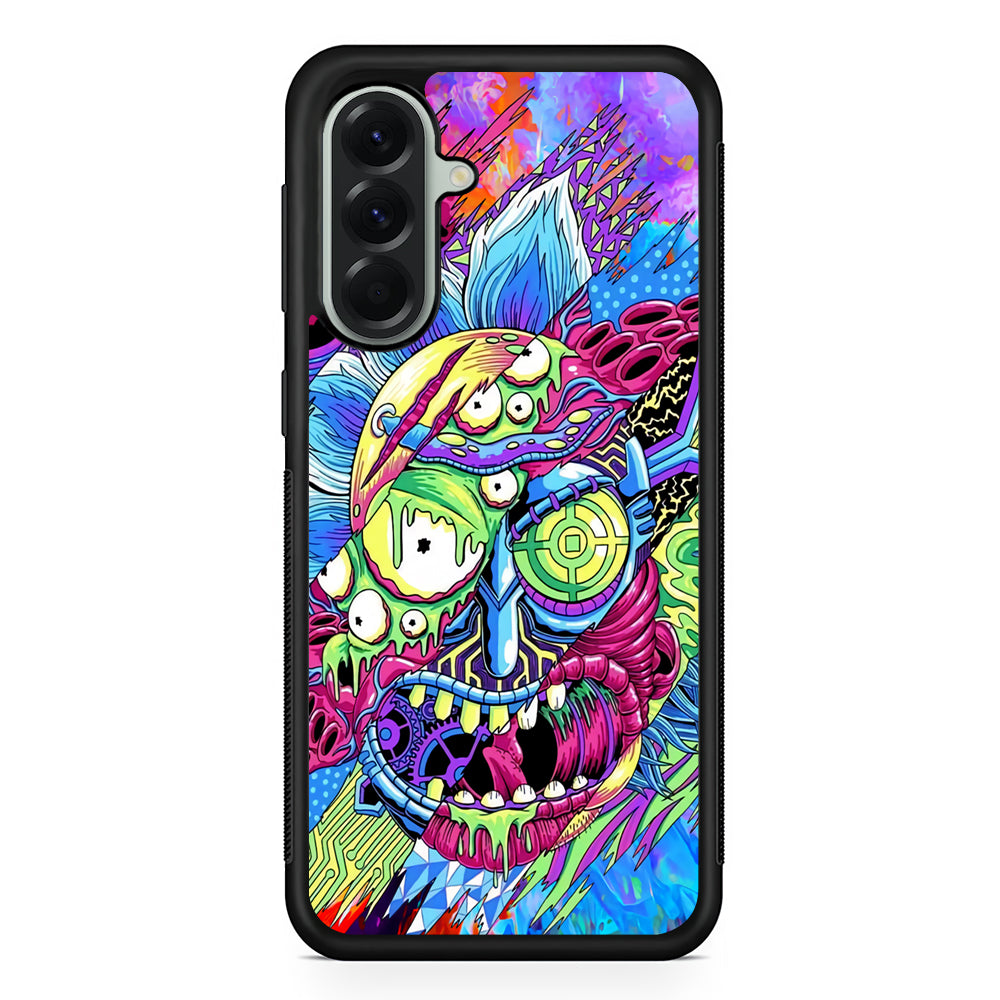 Rick Colour Trippy Samsung Galaxy A56 Case | Samsung Galaxy A56 Protective Rubber Case